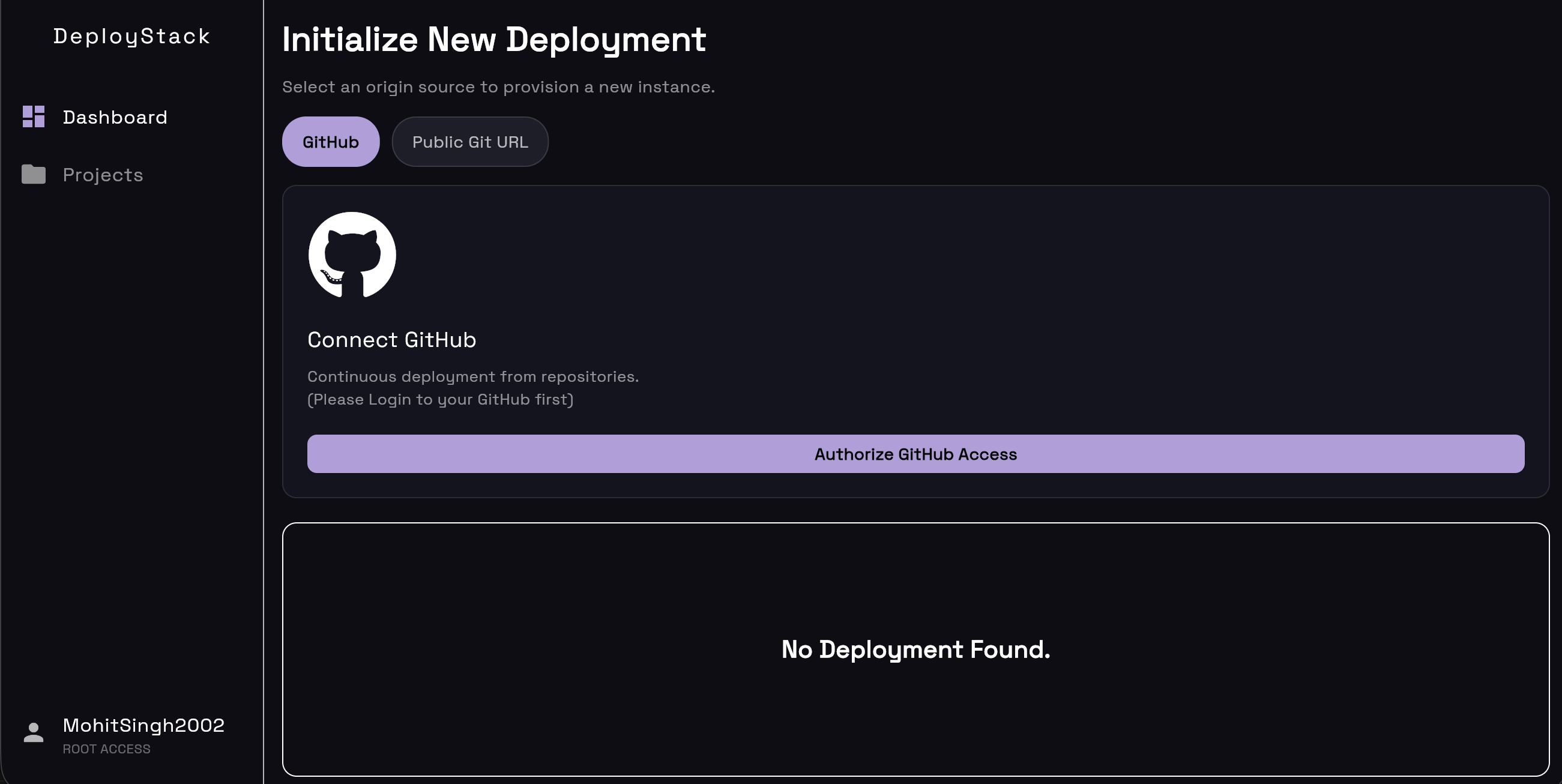 DeployStack - The Self-Hosted CI/CD Engine